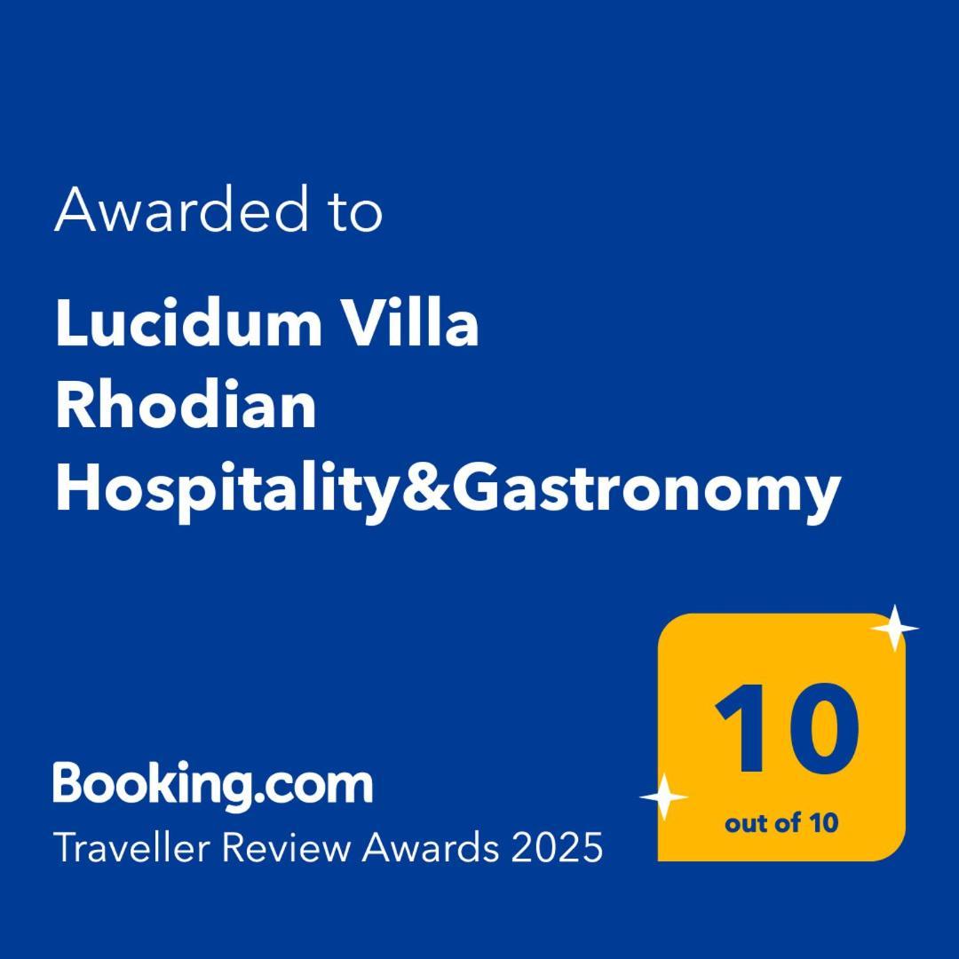 Lucidum Villa Faliraki Exterior foto